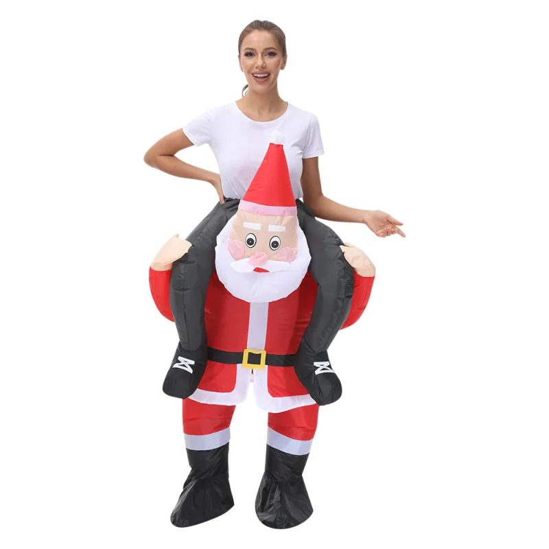 Aufblasbares Kostüm Weihnachtsmann Santa Klaus