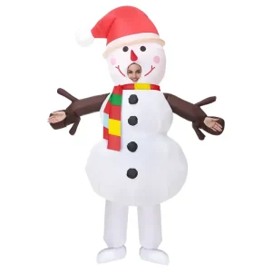 Aufblasbares Kostüm Schneemann Weihnachten